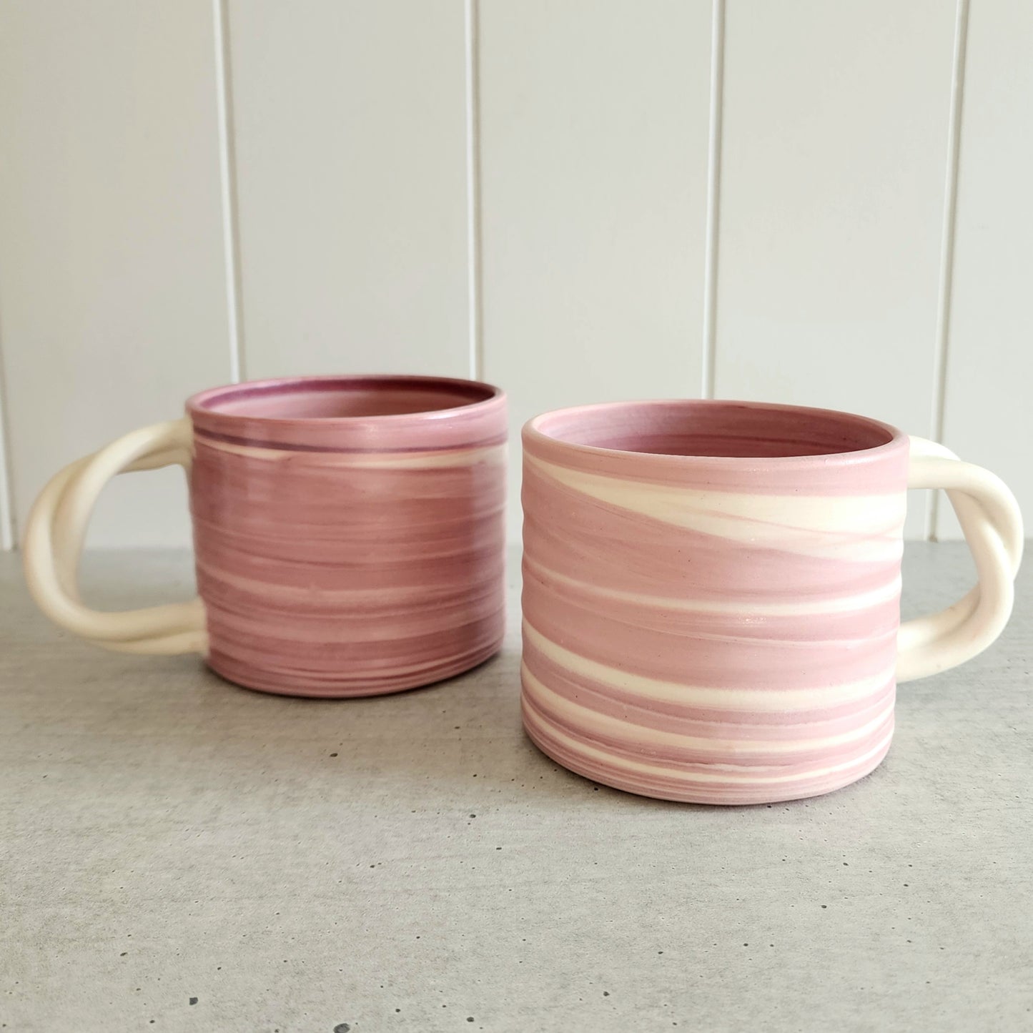 WINNER DRAWN Pink & White Mug Raffle Ticket (valued at $125)