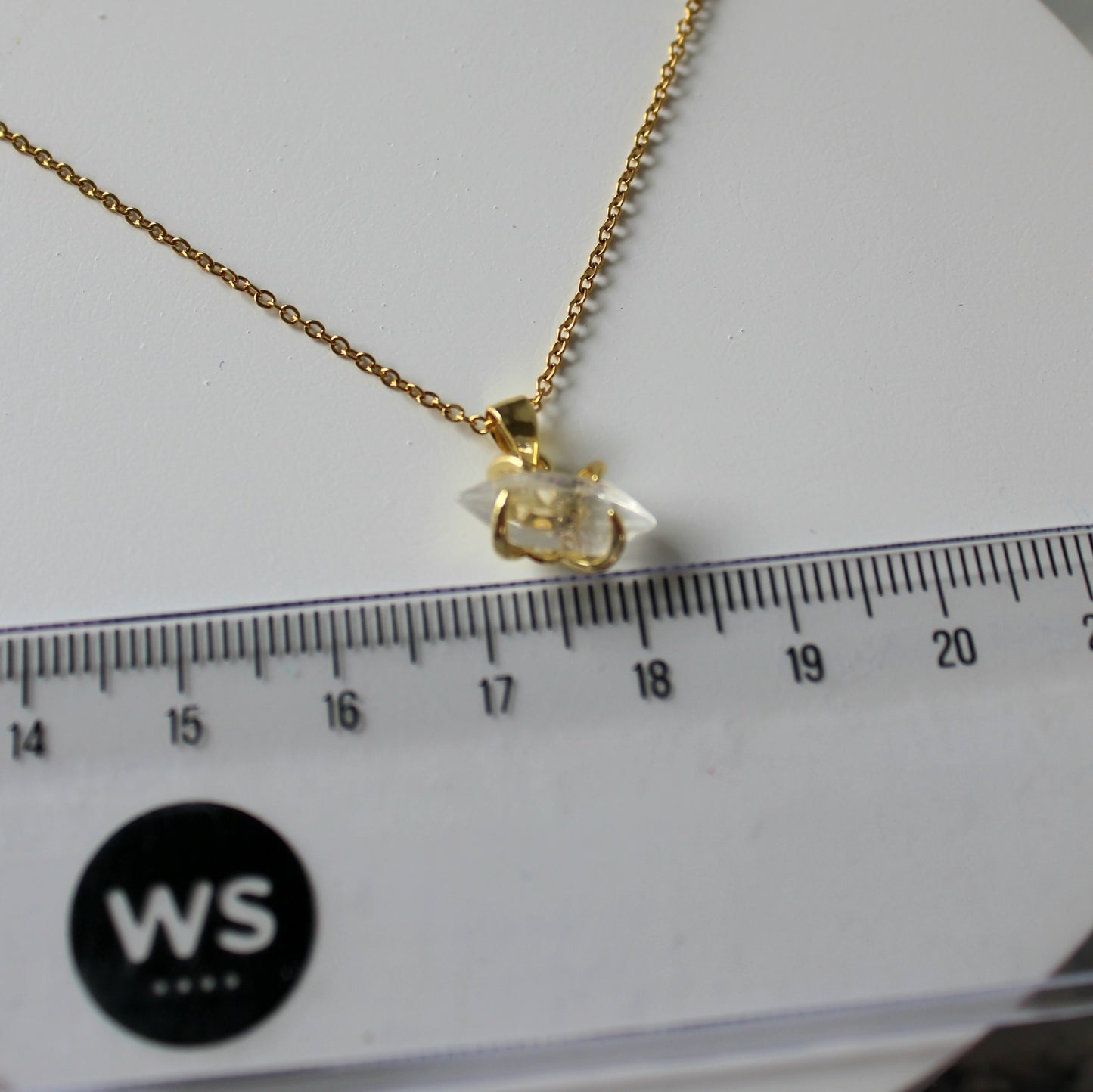 Crystal Point Claw Pendant & Chain | Clear Quartz
